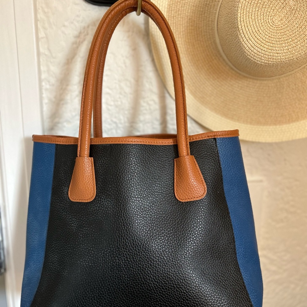 Neiman Marcus leather tote